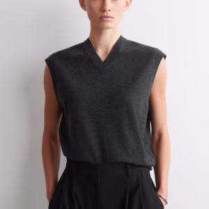 Soft grey Knit Top